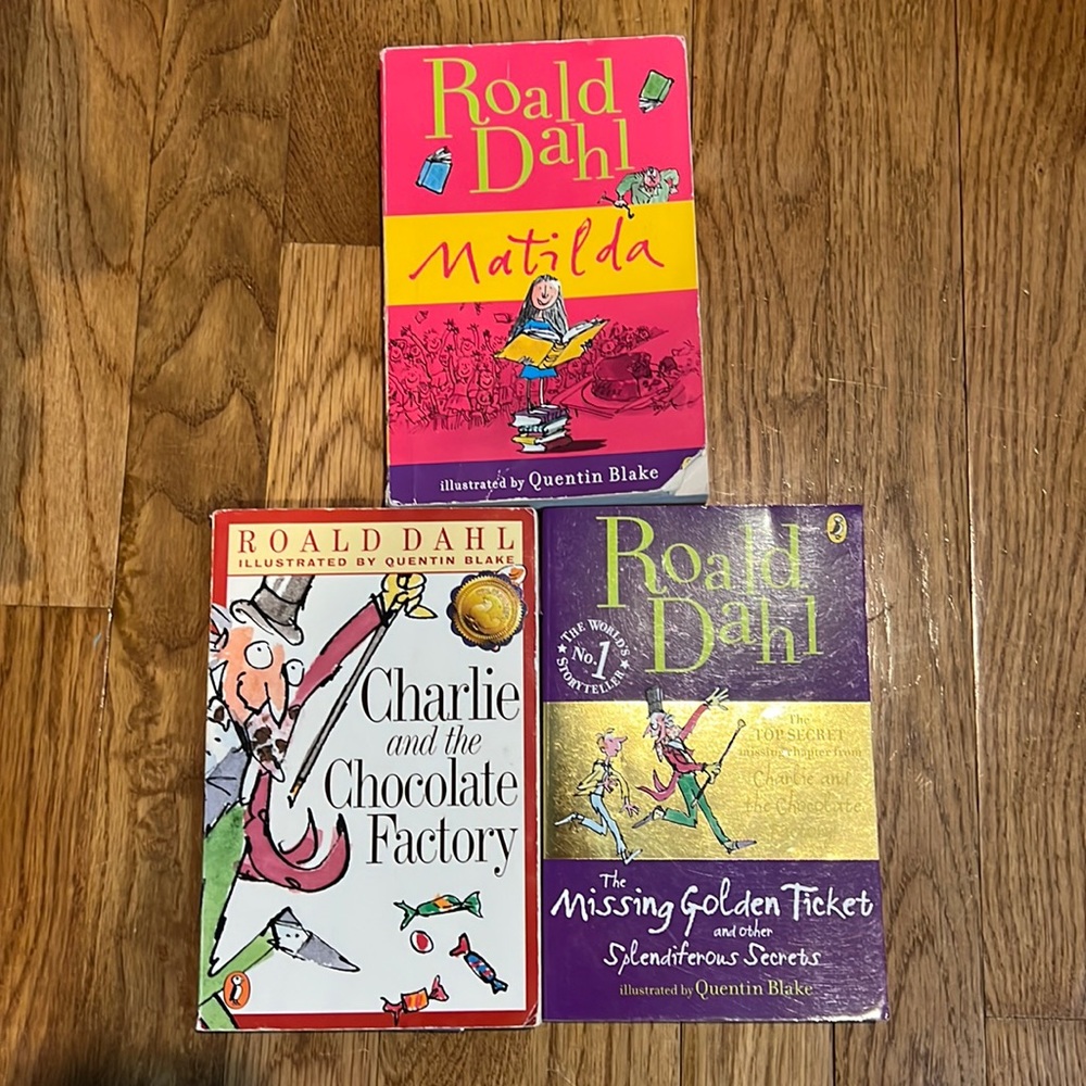 3 Ronald Dahl Books. In good condition.